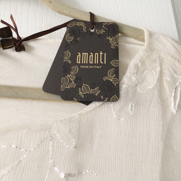 Silk Chifon with flower embroidery with Sequins. - Picture 3 of 6